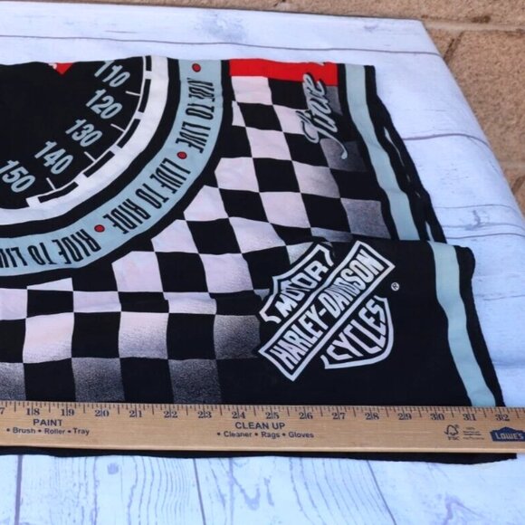 HARLEY DAVIDSON Speedometer Biker Scarf Bandana - Picture 11 of 16